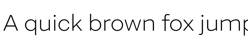 Preview of FONTSPRING DEMO - Fibra UltraLight Regular font