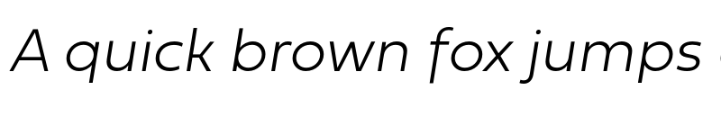 Preview of FONTSPRING DEMO - Fieldwork 02 Hum Thin Italic font