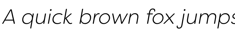 Preview of FONTSPRING DEMO - Filson Soft Light Italic font