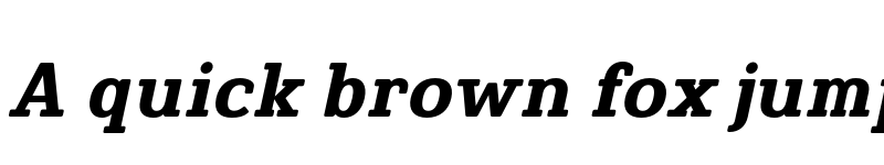 Preview of FONTSPRING DEMO - Finador Slab Black Oblique Regular font