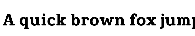 Preview of FONTSPRING DEMO - Finador Slab Black Regular font