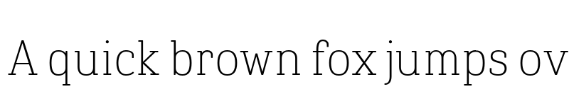 Preview of FONTSPRING DEMO - Finador Slab ExtraLight Regular font