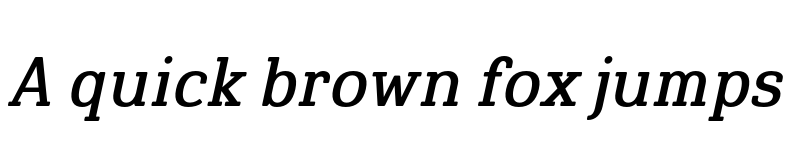 Preview of FONTSPRING DEMO - Finador Slab Medium Oblique Regular font