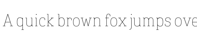 Preview of FONTSPRING DEMO - Finador Slab Thin Regular font