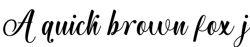 Preview of FONTSPRING DEMO - Finger Regular font