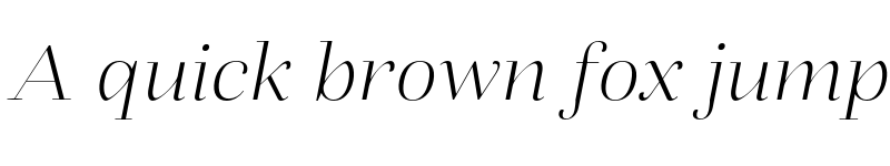 Preview of FONTSPRING DEMO - Fiorina Grande ExtLt Italic font