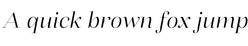 Preview of FONTSPRING DEMO - Fiorina Grande Light Italic font