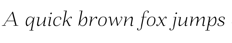 Preview of FONTSPRING DEMO - Fiorina Text ExtLt Italic font