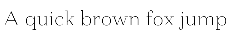 Preview of FONTSPRING DEMO - Fiorina Text Thin Regular font