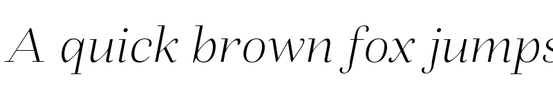 Preview of FONTSPRING DEMO - Fiorina Title ExtLt Italic font
