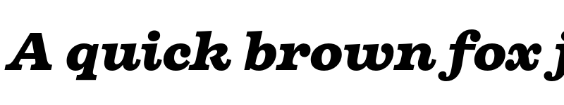 Preview of FONTSPRING DEMO - Firelli Black Italic font