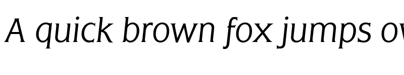 Preview of FONTSPRING DEMO - Flanders Italic font