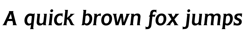 Preview of FONTSPRING DEMO - Flanders Medium Italic font