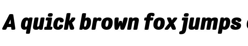 Preview of FONTSPRING DEMO - Flavoure Black Italic font