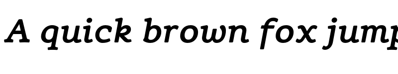 Preview of FONTSPRING DEMO - Flembo-TextBoldItalic Flembo-TextBoldItalic font