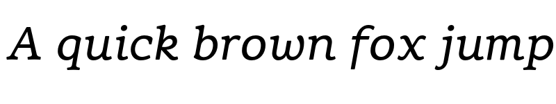 Preview of FONTSPRING DEMO - Flembo-TextItalic Flembo-TextItalic font