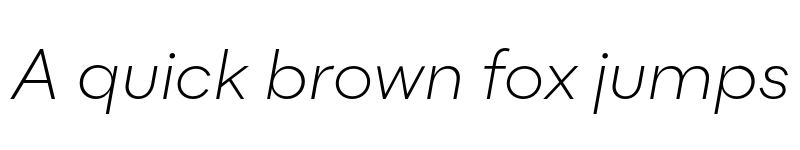 Preview of FONTSPRING DEMO - Flink Light Italic Regular font