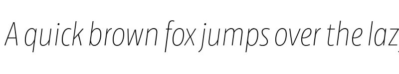 Preview of FONTSPRING DEMO - Floki ExtraLight Italic Regular font