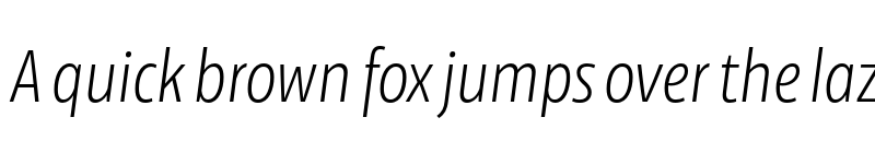 Preview of FONTSPRING DEMO - Floki Light Italic Regular font