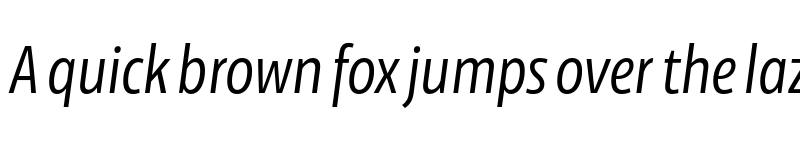 Preview of FONTSPRING DEMO - Floki SemiLight Italic Regular font