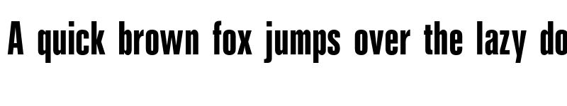 Preview of FONTSPRING DEMO - FolioExtConBol Regular font