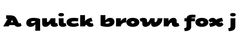 Preview of FONTSPRING DEMO - Fondue Heavy Regular font