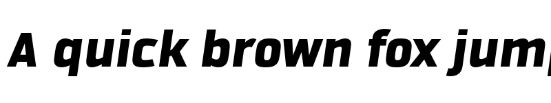 Preview of FONTSPRING DEMO - Fortuita ExtraBold Italic font