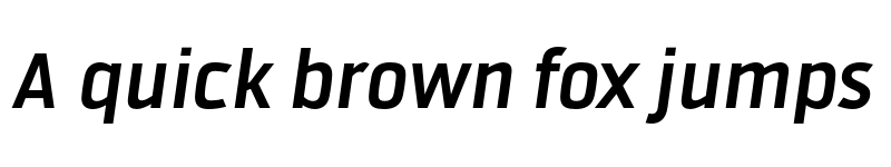 Preview of FONTSPRING DEMO - Fortuita SemiBold Italic font