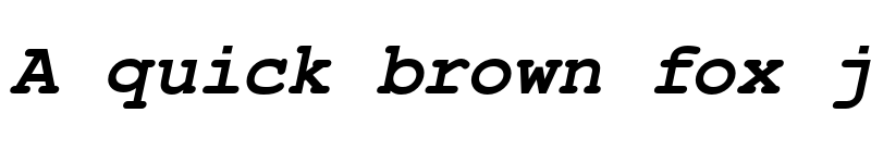 Preview of FONTSPRING DEMO - Foundation Mono Bold Italic font