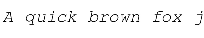 Preview of FONTSPRING DEMO - Foundation Mono Italic font