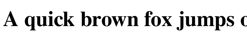 Preview of FONTSPRING DEMO - Foundation Roman Bold font