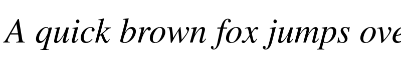 Preview of FONTSPRING DEMO - Foundation Roman Italic font