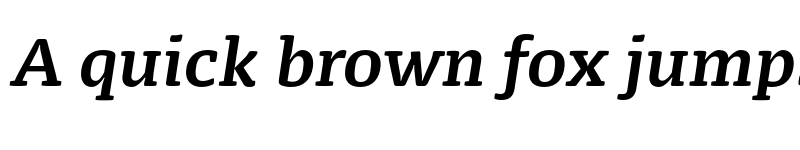 Preview of FONTSPRING DEMO - FP Dancer Serif Bold Italic Italic font