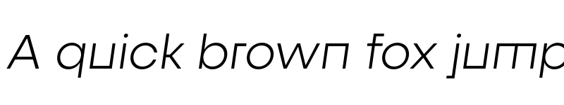 Preview of FONTSPRING DEMO - Fractul Alt Light Italic font