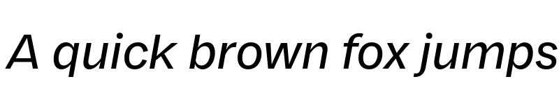 Preview of FONTSPRING DEMO - Franca Medium Italic font