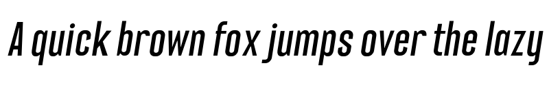 Preview of FONTSPRING DEMO - Franchise Pro Italic font