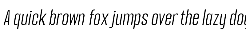 Preview of FONTSPRING DEMO - Franchise Pro Light Italic font