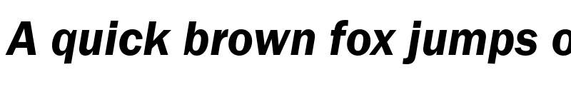 Preview of FONTSPRING DEMO - FranklinGothicURWDem Italic font