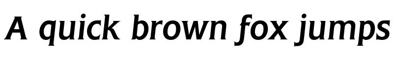 Preview of FONTSPRING DEMO - Frascati Pro Italic font