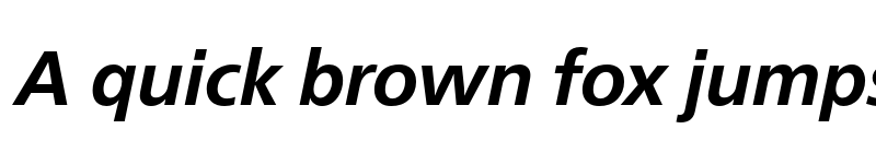 Preview of FONTSPRING DEMO - FreeSet Demi Bold Italic font