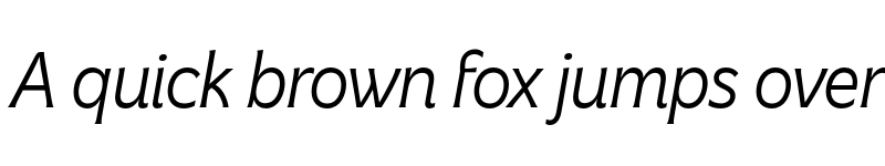 Preview of FONTSPRING DEMO - Freitag Book Italic font