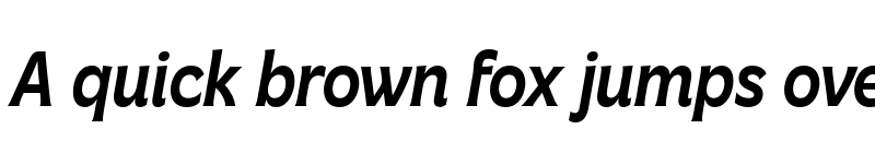 Preview of FONTSPRING DEMO - Freitag Medium Italic font