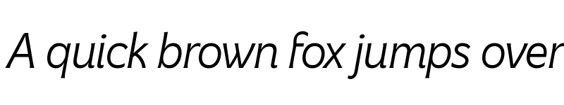 Preview of FONTSPRING DEMO - Freitag Variable Italic Regular font
