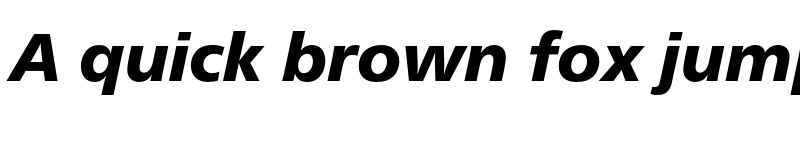 Preview of FONTSPRING DEMO - FrontPage Pro Heavy Italic font