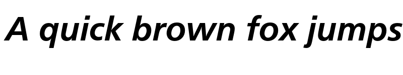 Preview of FONTSPRING DEMO - FrontPage Pro Medium Italic font