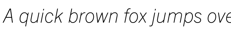 Preview of FONTSPRING DEMO - FullerSansDT ExtraLight Italic font