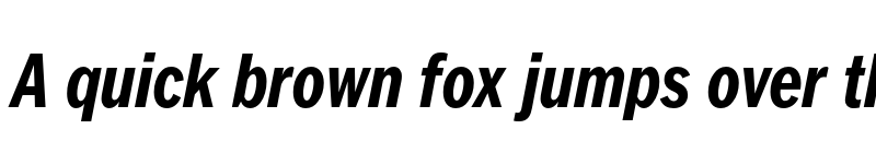 Preview of FONTSPRING DEMO - FullerSansDTCond Bold Italic font