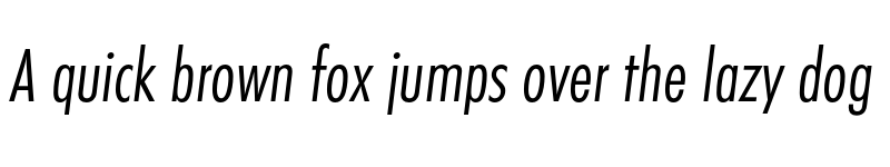 Preview of FONTSPRING DEMO - Function Pro Cd Light Italic font