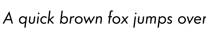 Preview of FONTSPRING DEMO - Function Pro Italic font