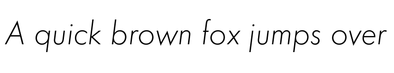 Preview of FONTSPRING DEMO - Function Pro Light Italic font